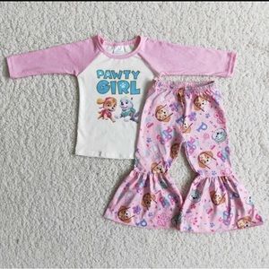 Little girls 2 piece set (paw patrol)